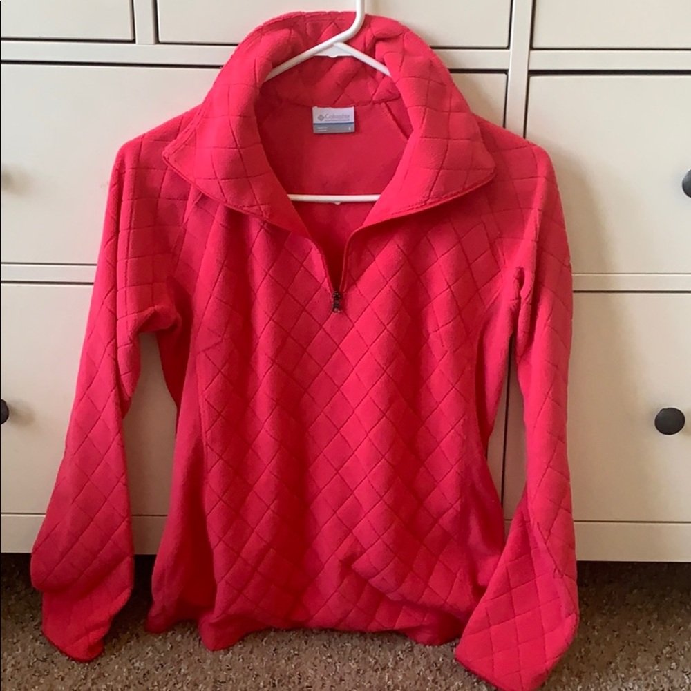Columbia diamond quarter zip